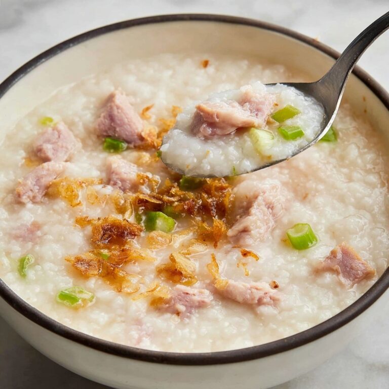 Chinese Ham Bone Rice Soup (Congee) Recipe