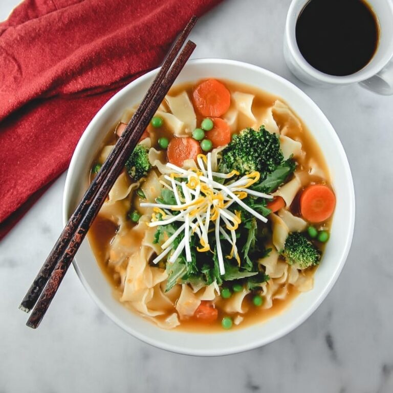 Vegetarian Dan Dan Noodle Soup Recipe