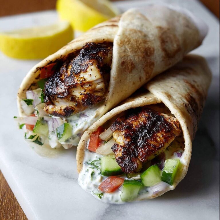 Greek Chicken Gyros with Tzaziki Recipe