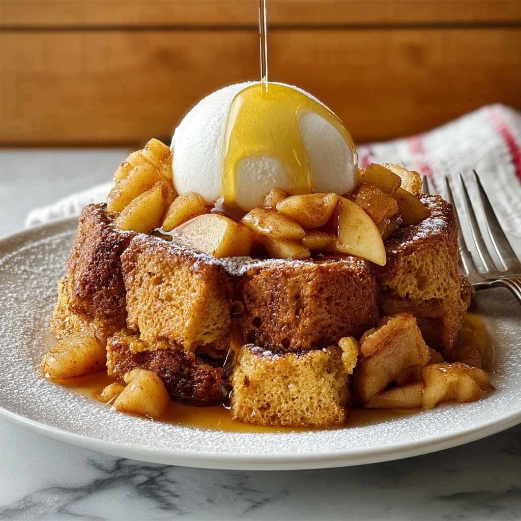 Apple Pie Bread Pudding Recipe - Recipe Image