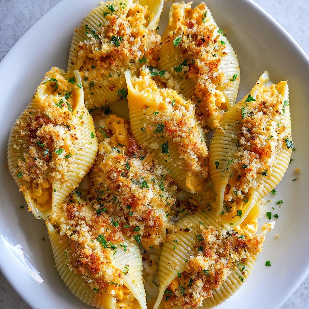 Butternut Squash and Cheese Stuffed Pasta Shells Recipe - Recipe Image