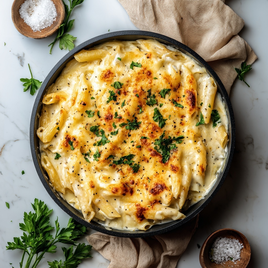 Creamy Chicken Penne with Herb-Spiced Sear Recipe - Recipe Image
