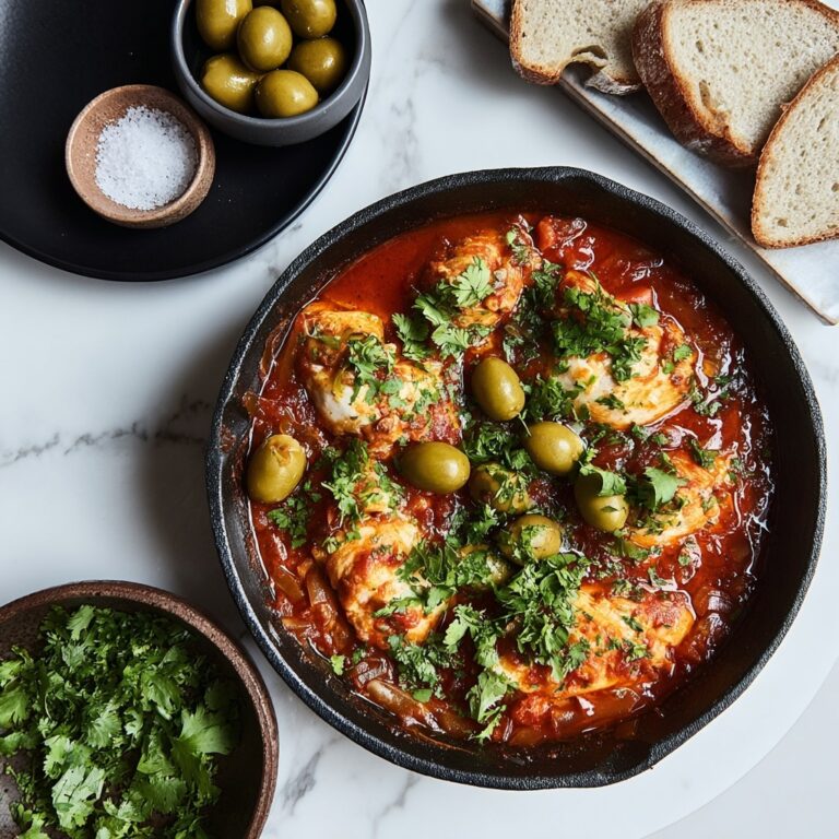 Fricase de Pollo: Juicy Chicken Thighs Simmered in Tomato and Pepper Sauce Recipe