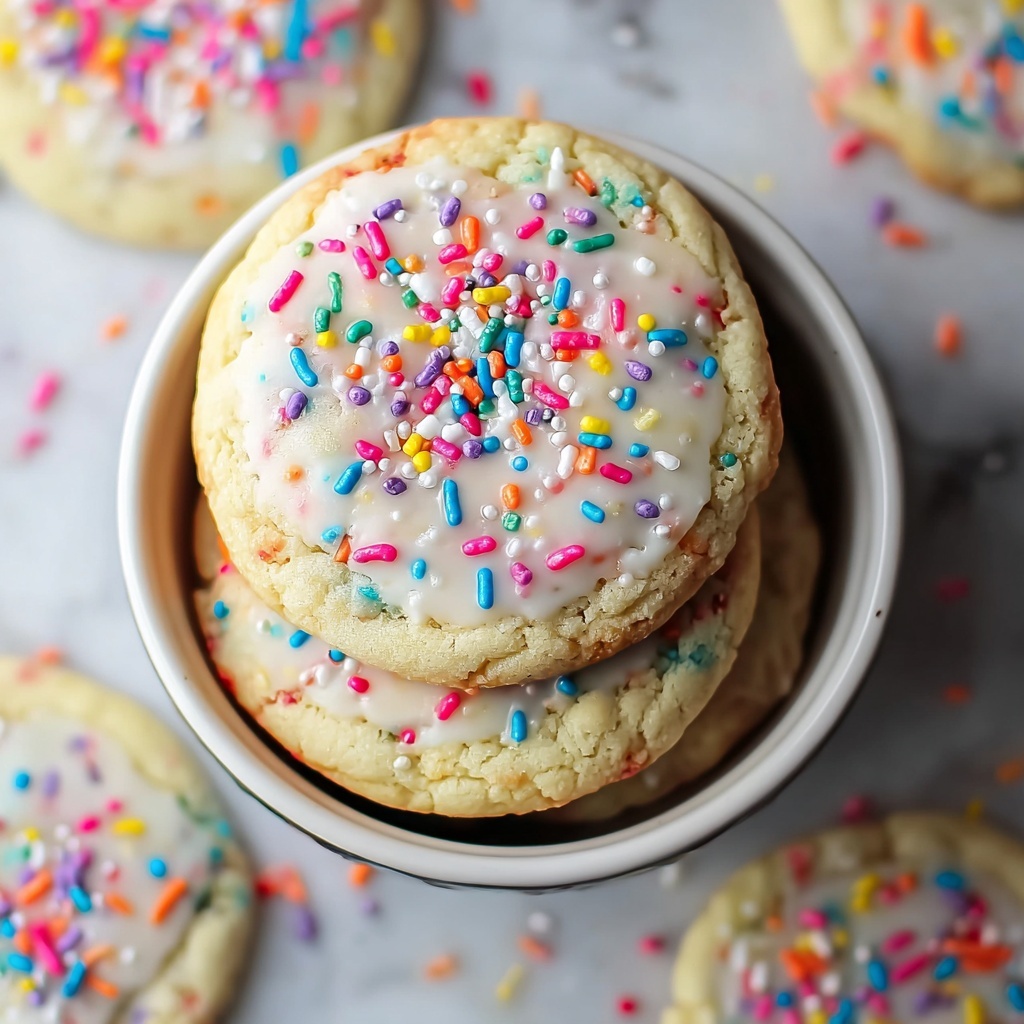 Frosted Funfetti Cookies Recipe - Recipe Image