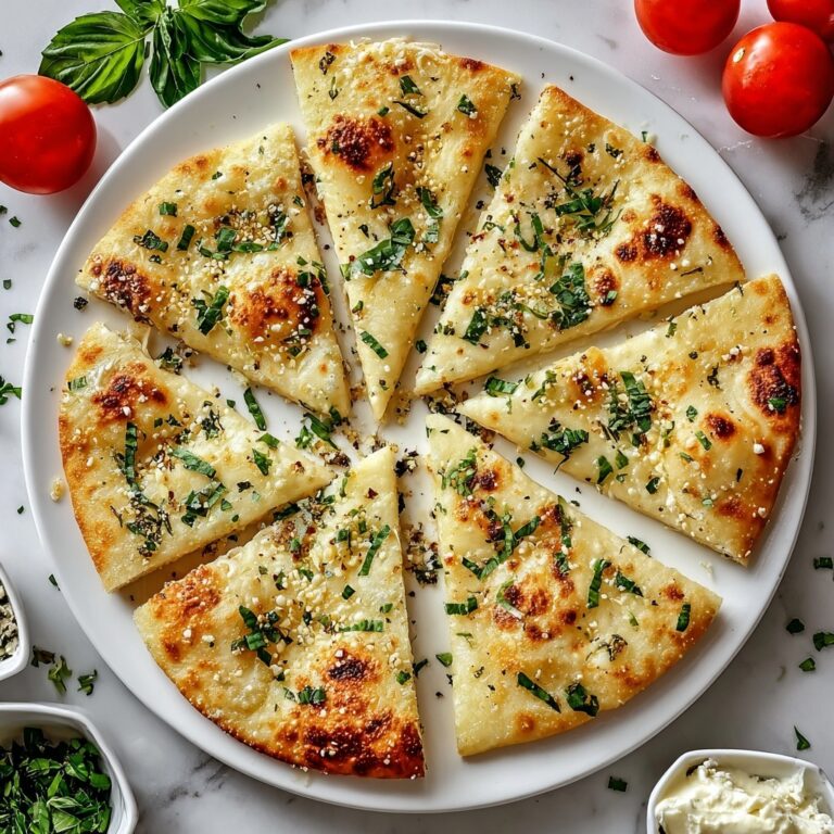Garlic Keto Flatbread Recipe