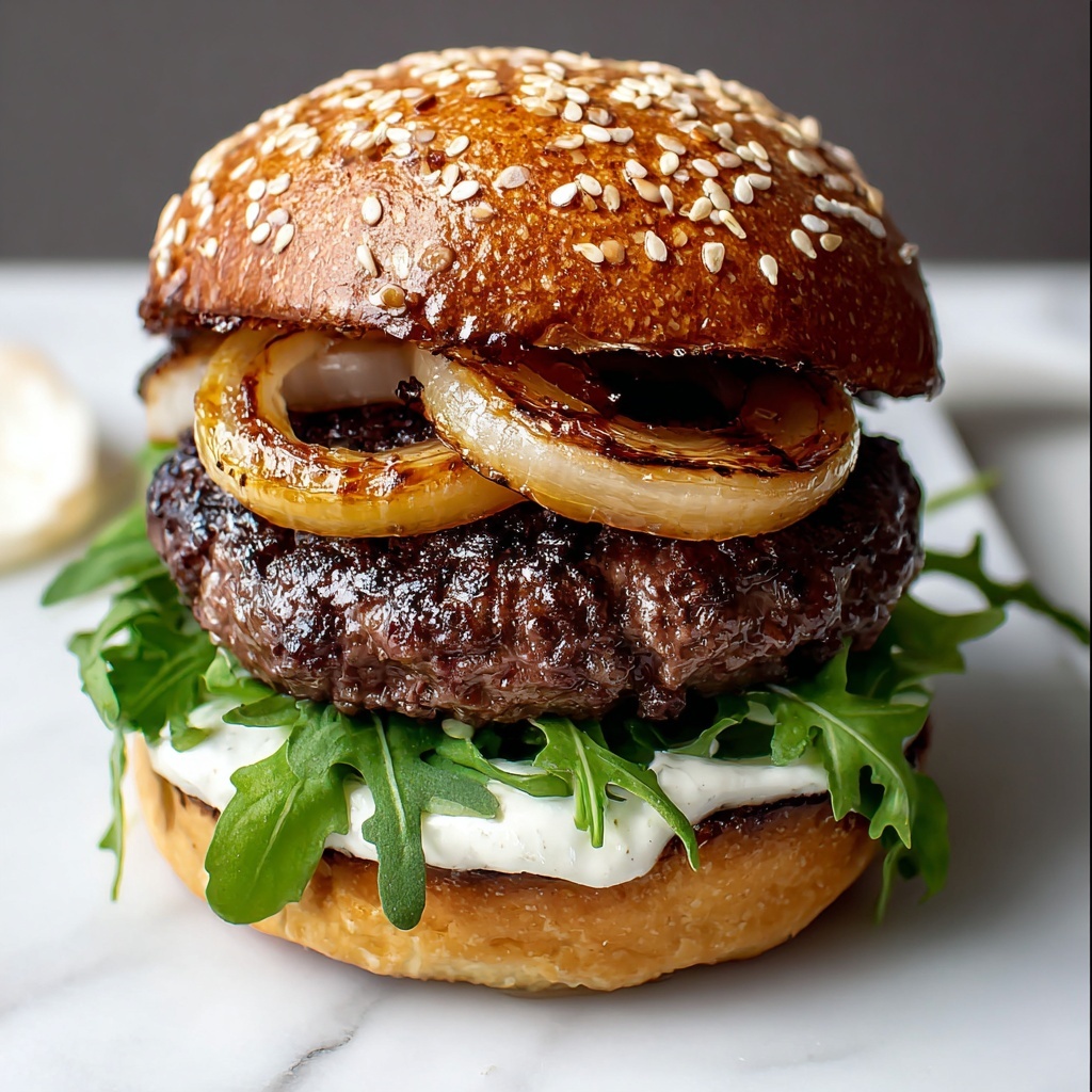 Irish Pub Burger Recipe - Recipe Image
