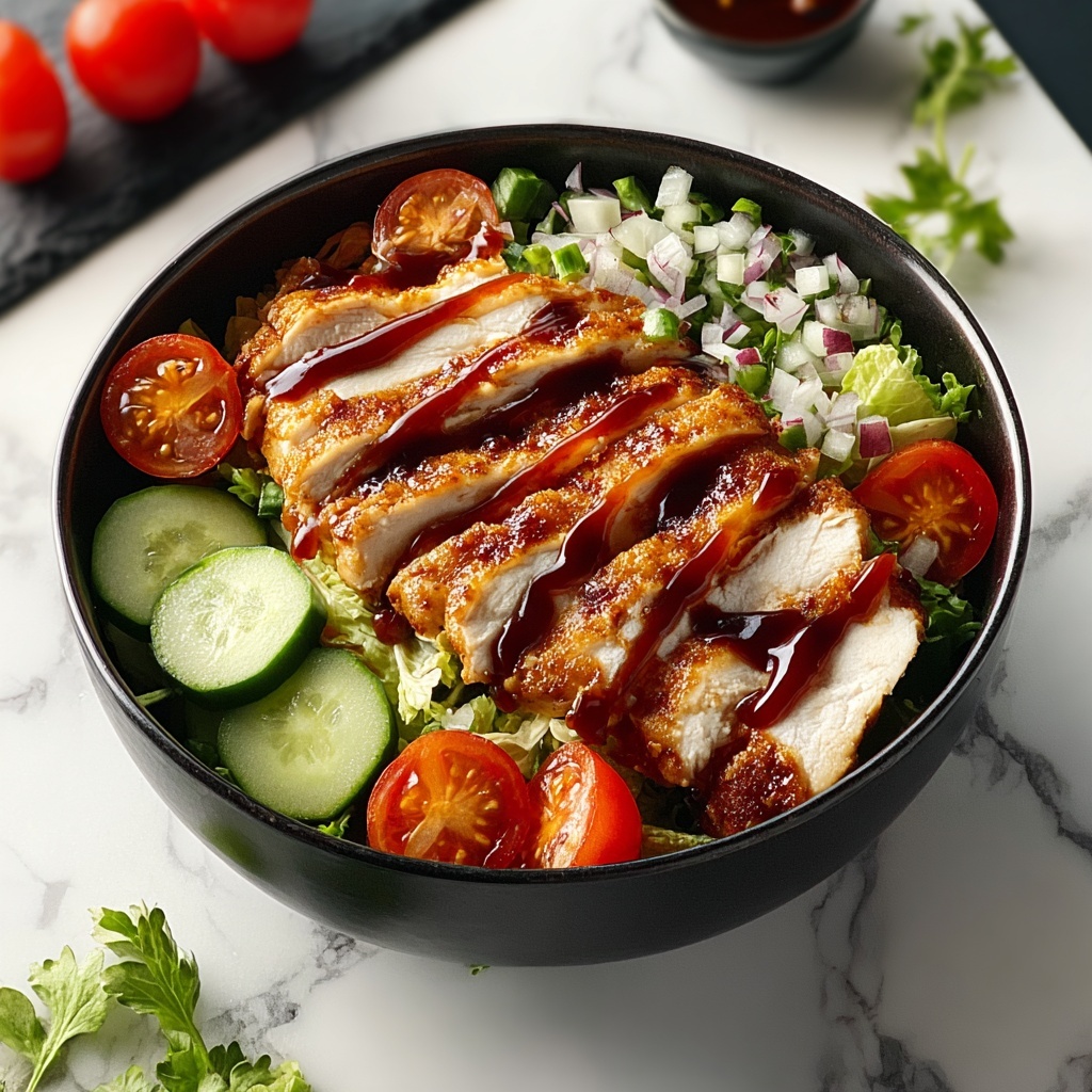 BBQ Chicken Salad Recipe - Recipe Image