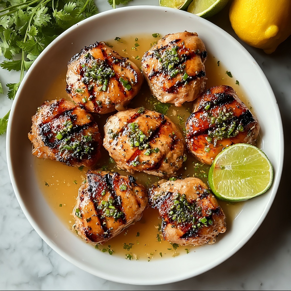 Honey Lime Grilled Chicken Thighs Recipe - Recipe Image