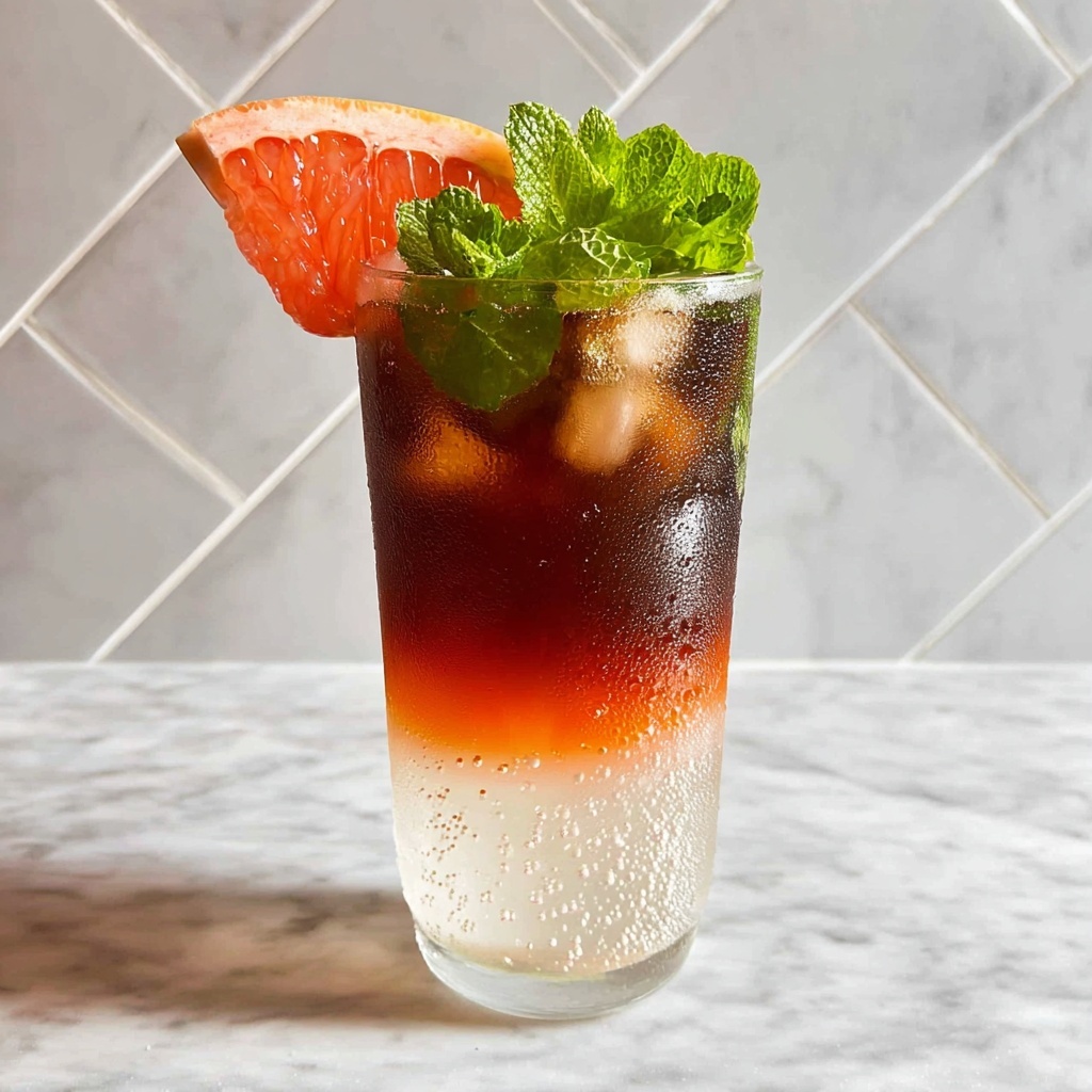 Sparkling Americano with Mint and Grapefruit Recipe - Recipe Image