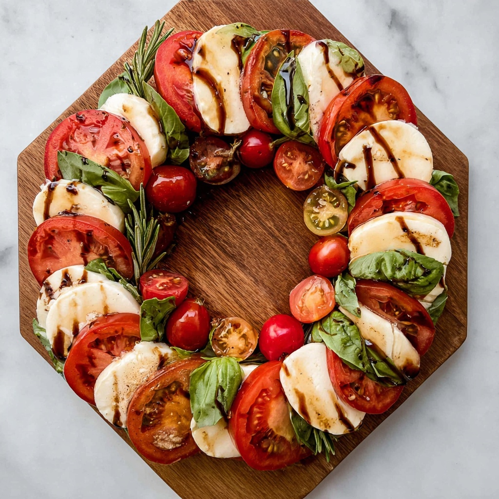 Caprese Wreath Recipe - Recipe Image