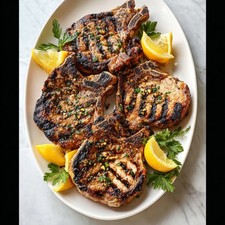 Juicy Grilled Pork Chops Recipe
