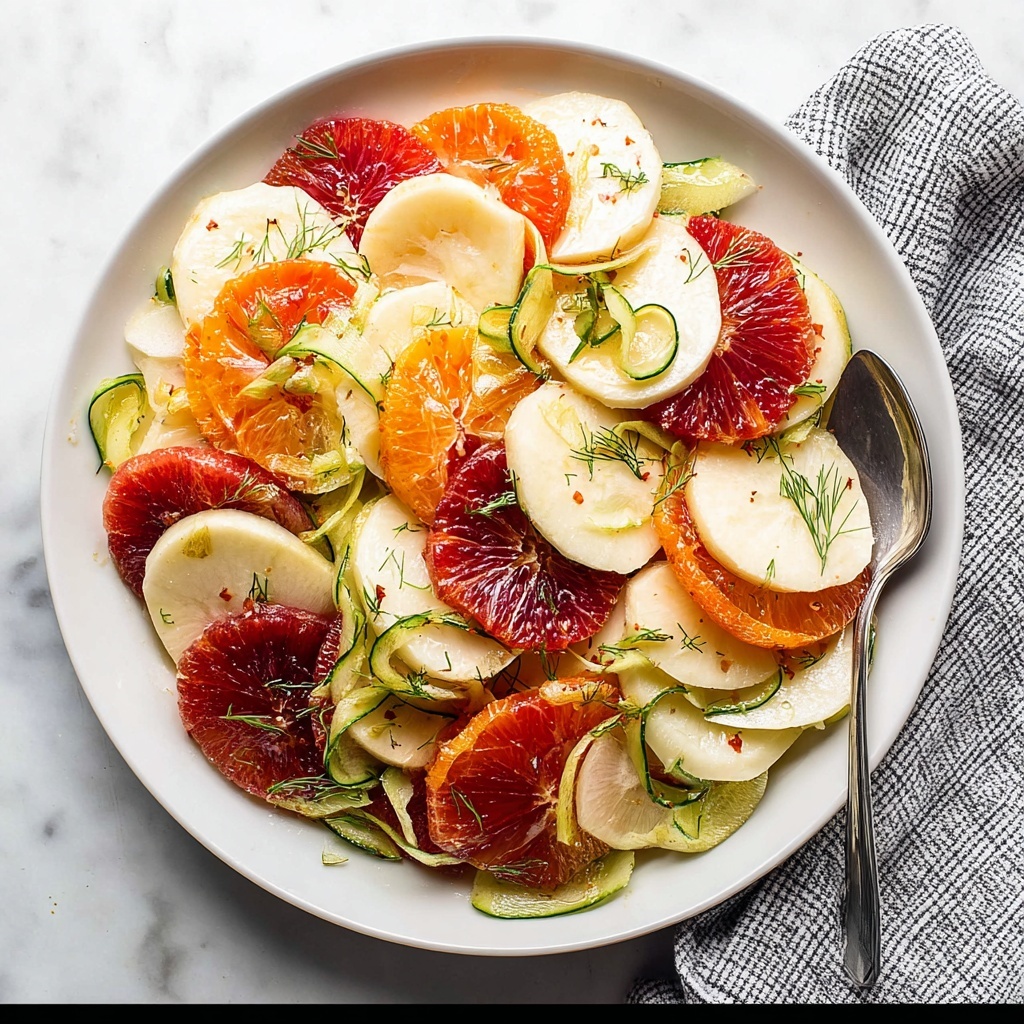 Citrus and Fennel Salad with Mozzarella and Balsamic Vinaigrette Recipe - Recipe Image