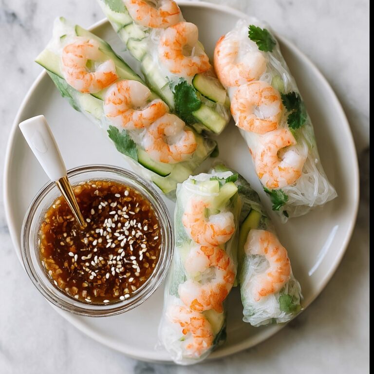 Shrimp Summer Rolls with Peanut Dipping Sauce Recipe