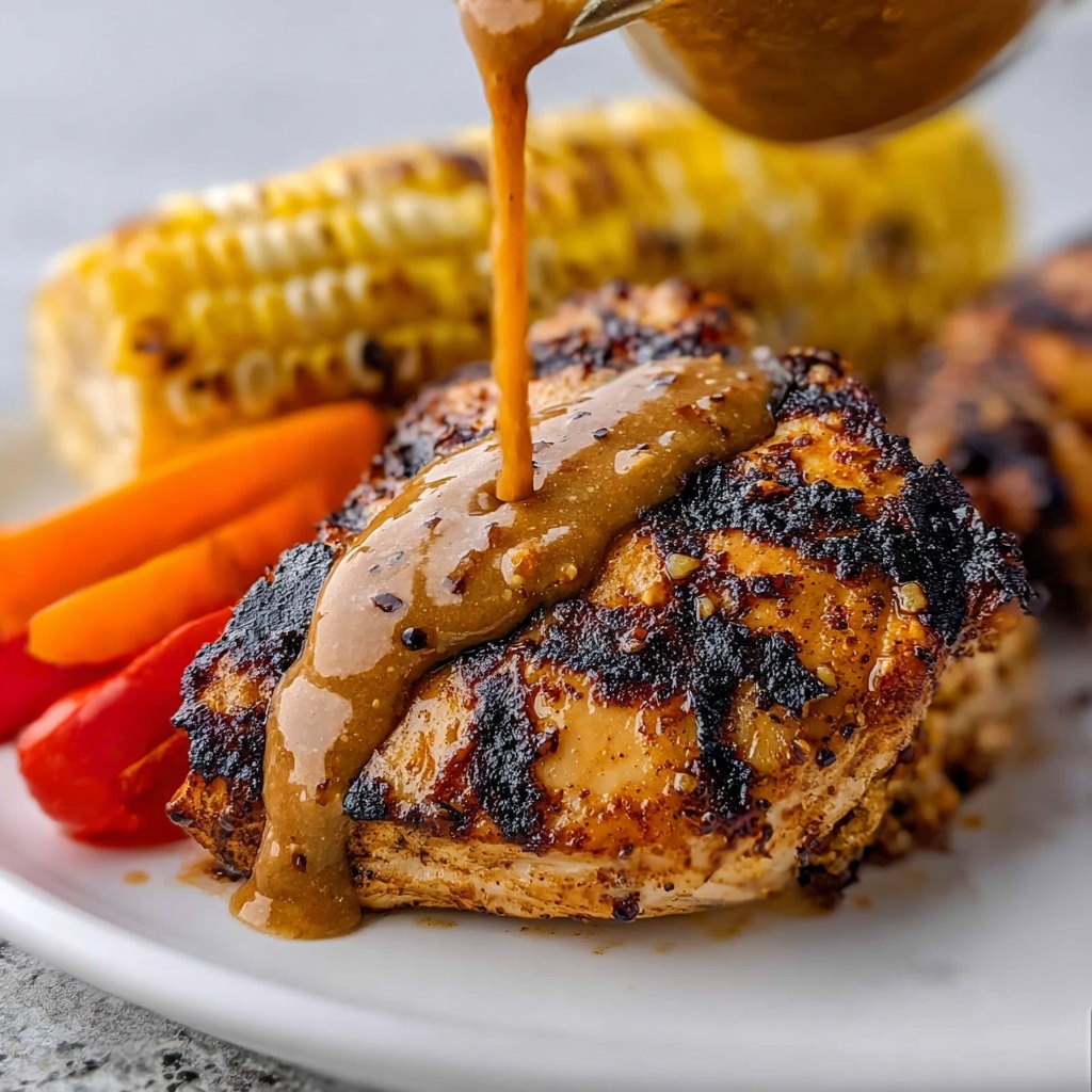 Slow Grilled Mustard Chicken Recipe - Recipe Image