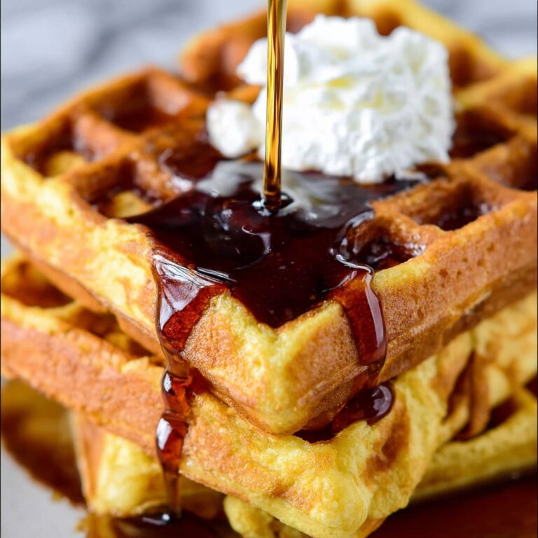 Homemade Waffles from Scratch Recipe