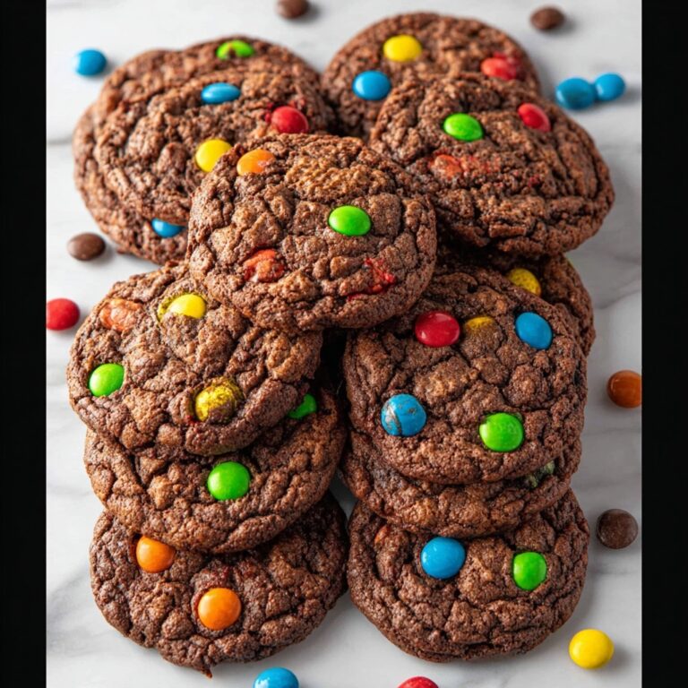 M&M Brownie Cookies Recipe