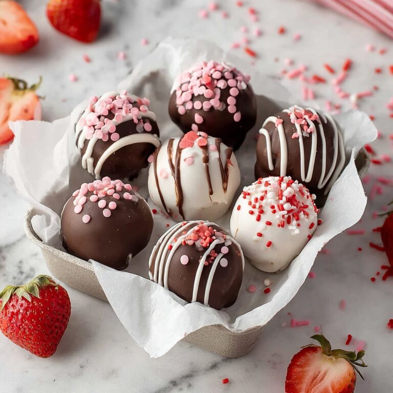 Strawberry White Chocolate Truffles Recipe