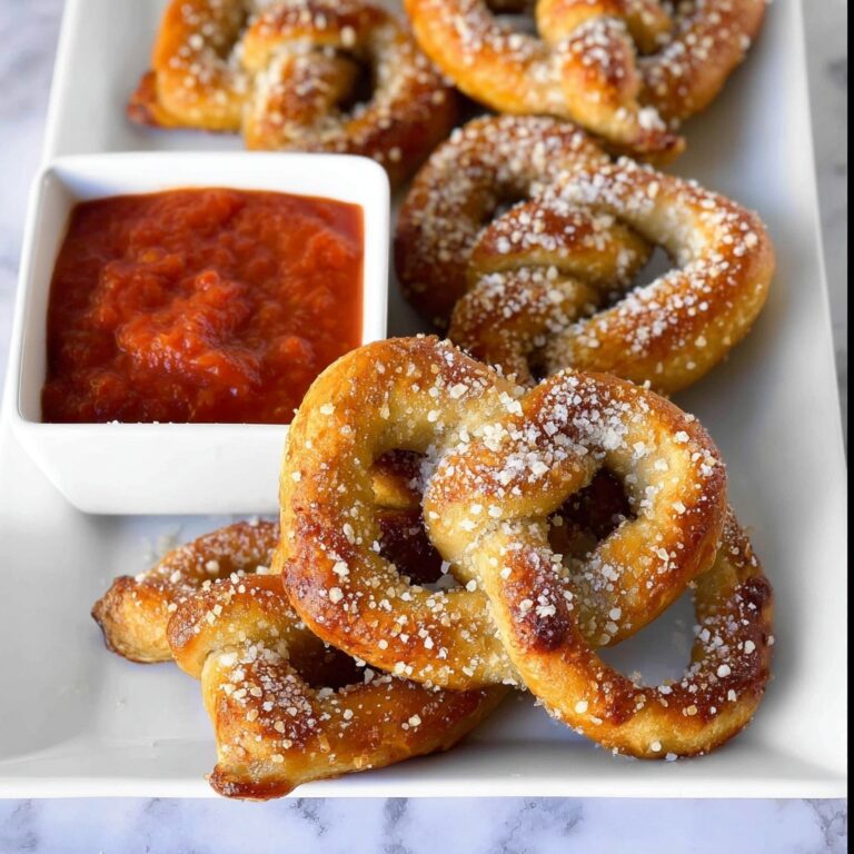 Garlic Parmesan Pretzels Recipe