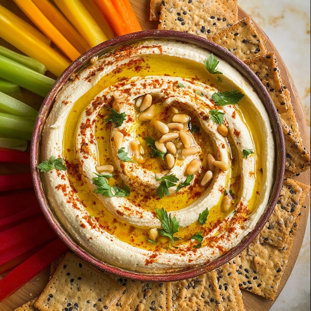 Homemade Hummus Recipe - Recipe Image