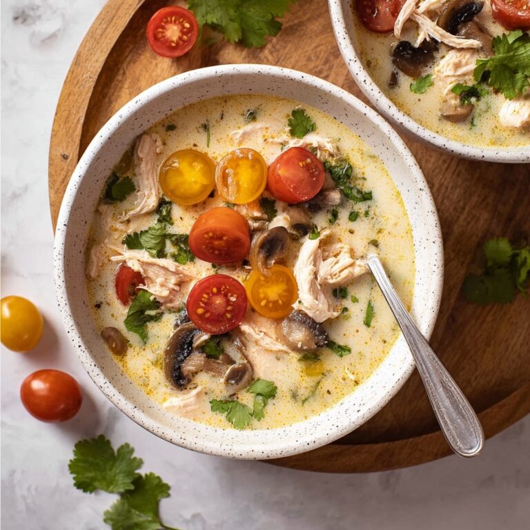 Thai Coconut Chicken Soup (Tom Kha Gai) Recipe