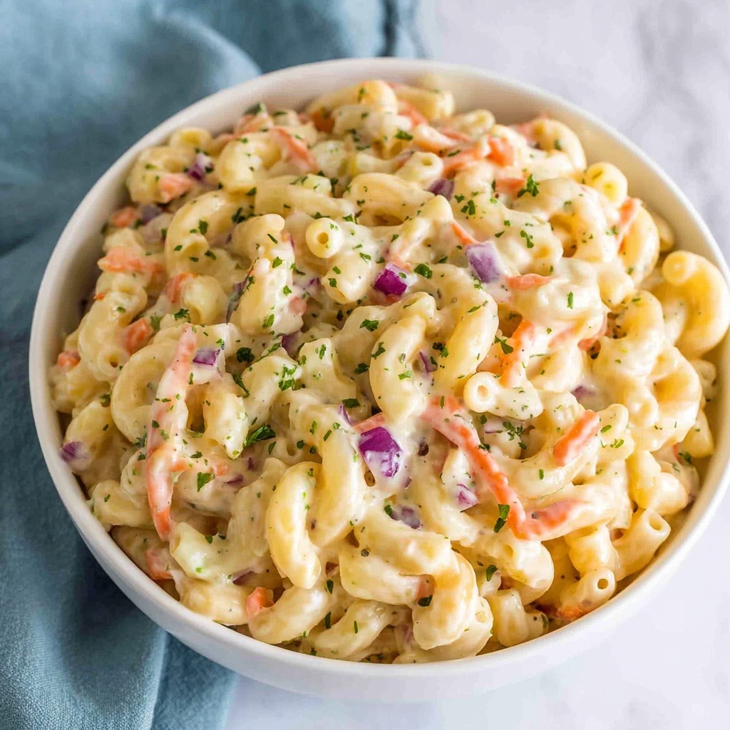 Easy Macaroni Salad Recipe - Recipe Image