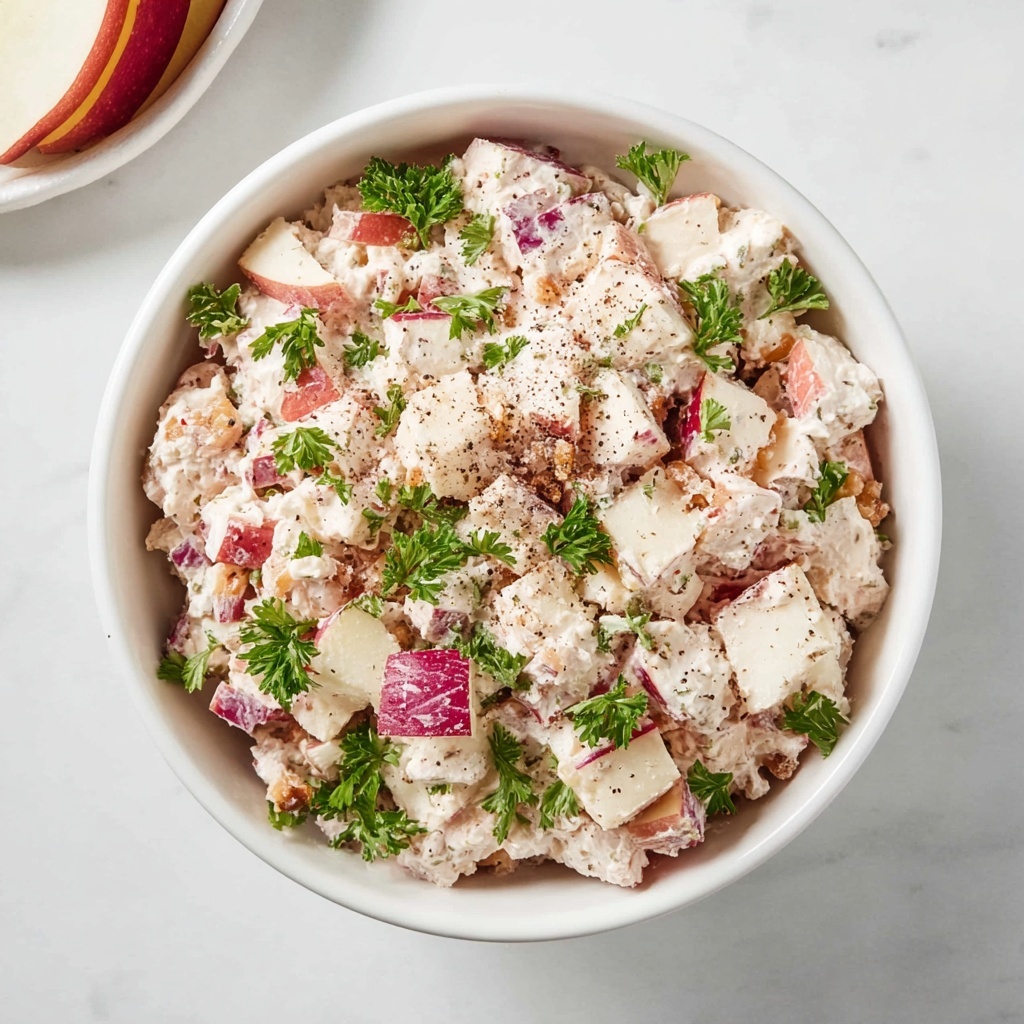 Creamy Tuna and Apple Salad with Walnuts Recipe - Recipe Image