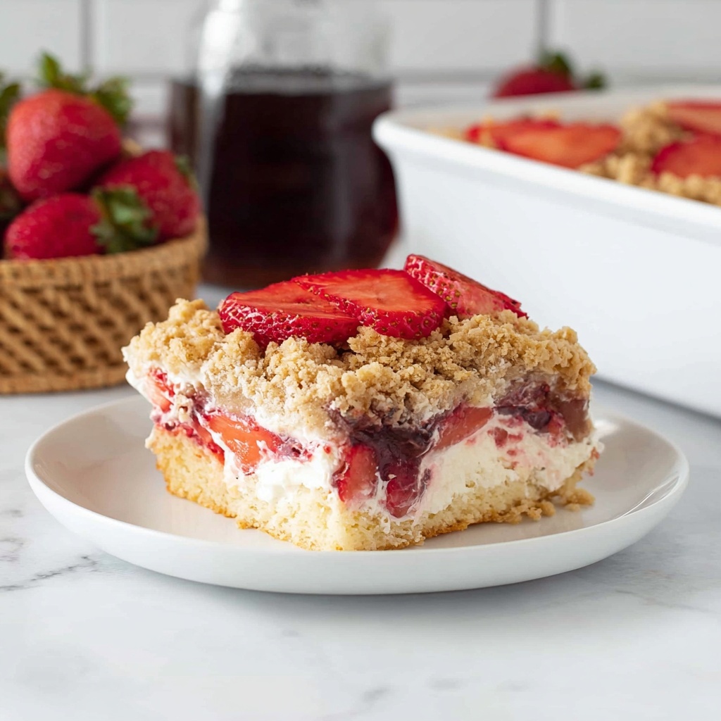 Strawberries and Cream French Toast Casserole Recipe - Recipe Image