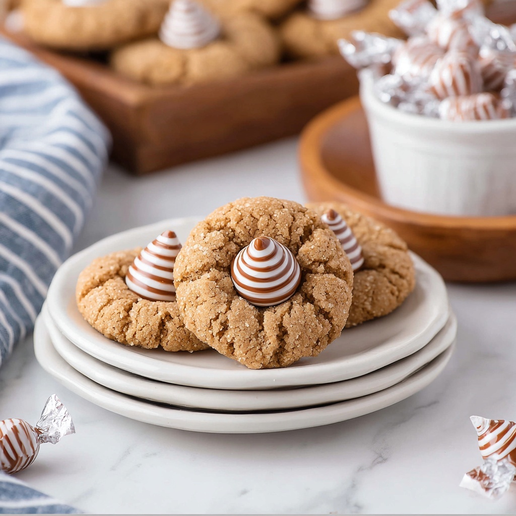 Gingerbread Kiss Cookies Recipe - Recipe Image