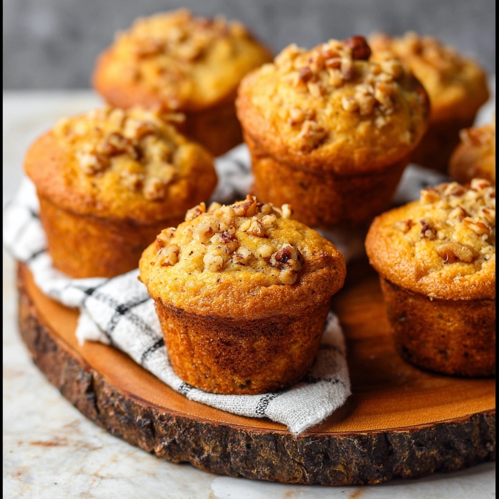 Pumpkin Spice Muffins with Toasted Pecans and Raisins Recipe - Recipe Image