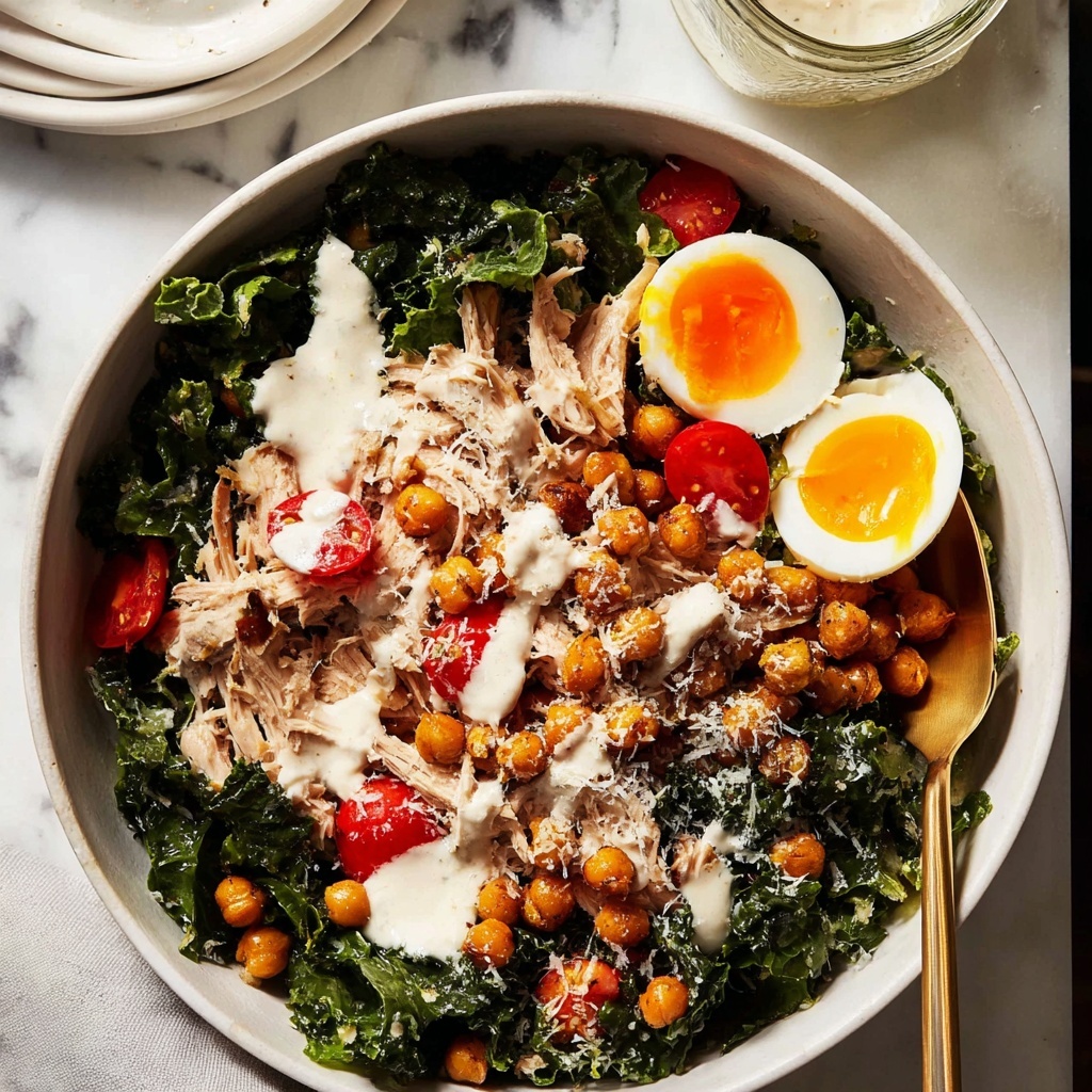 The Most Amazing Chicken Kale Salad Recipe - Recipe Image