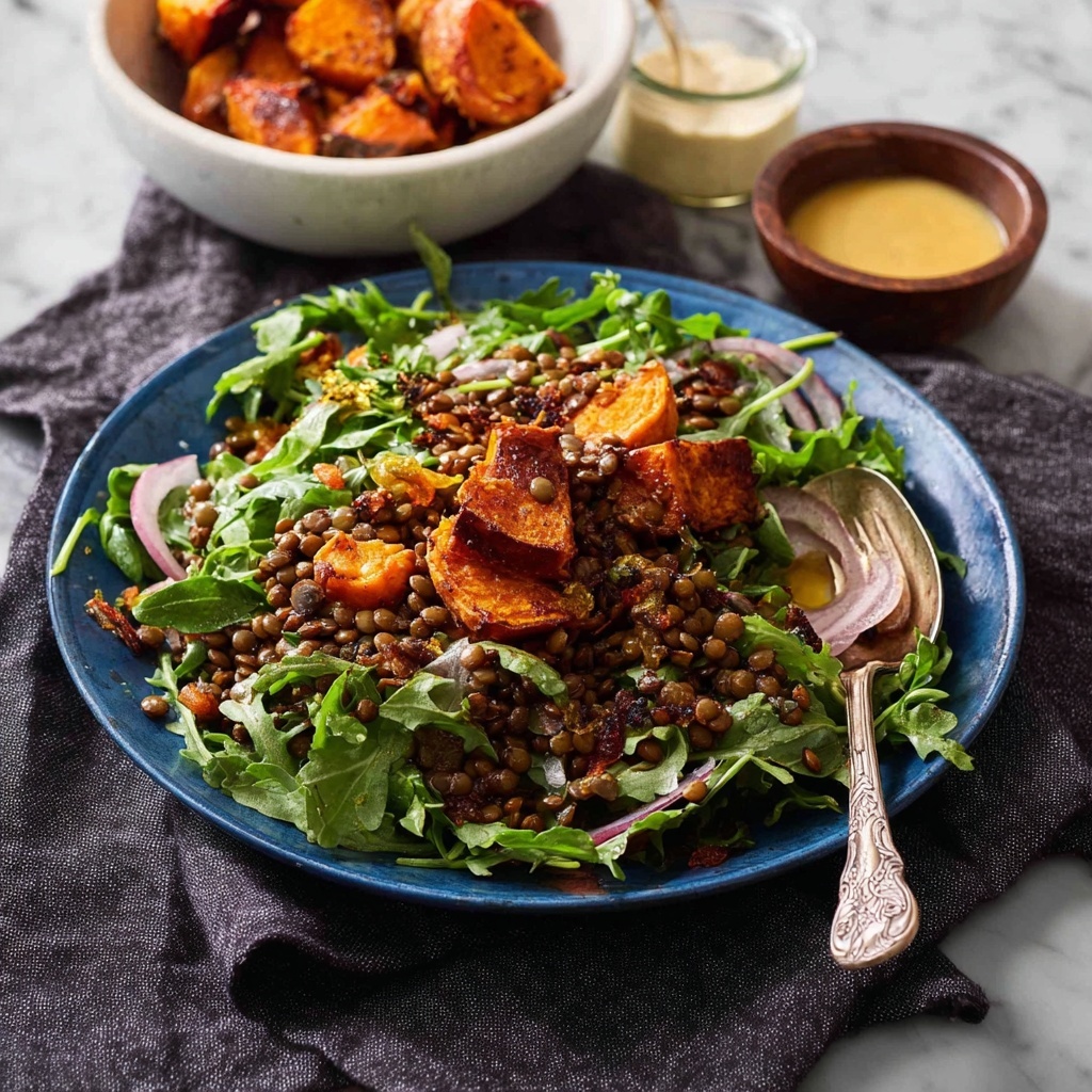 Honey-Cinnamon Pumpkin Lentil Salad Recipe - Recipe Image