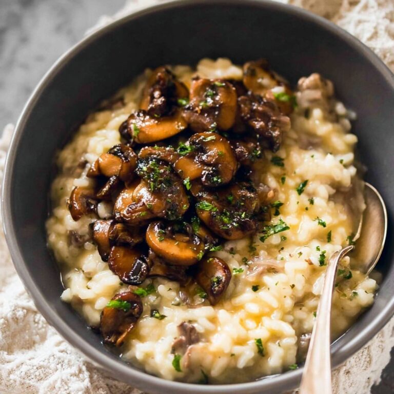 Creamy Mushroom Risotto Recipe