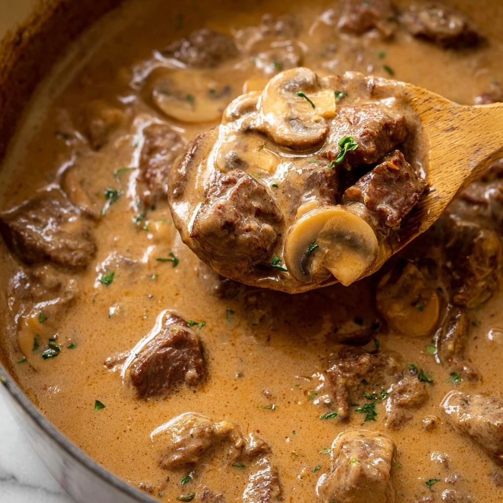 Slow Cooker Beef Stroganoff Recipe - Recipe Image