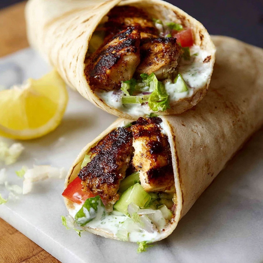 Greek Chicken Gyros with Tzaziki Recipe - Recipe Image