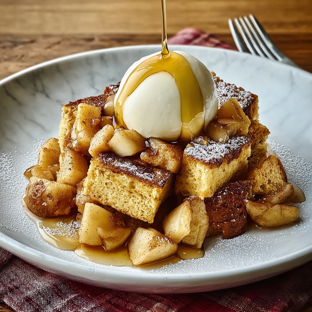 Apple Pie Bread Pudding Recipe - Recipe Image