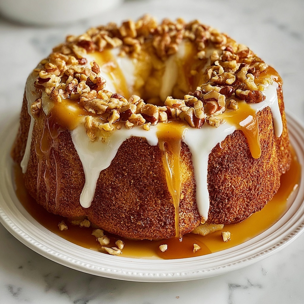 Caramel Apple Spice Cake Recipe - Recipe Image
