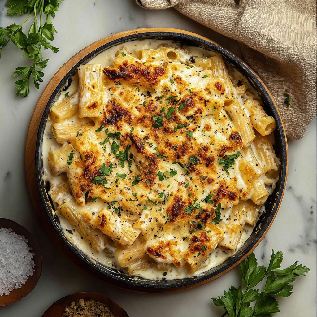 Creamy Chicken Penne with Herb-Spiced Sear Recipe - Recipe Image