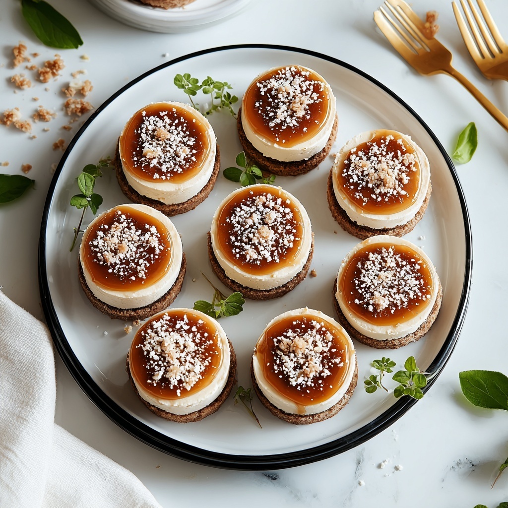 Mini Crème Brûlée Cheesecakes Recipe - Recipe Image