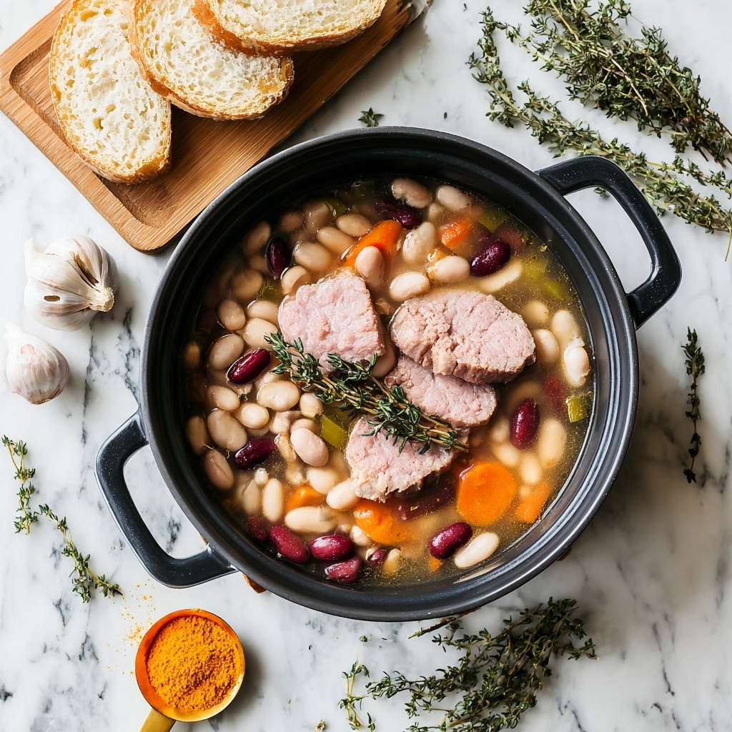 Ham and White Bean Soup Recipe - Recipe Image