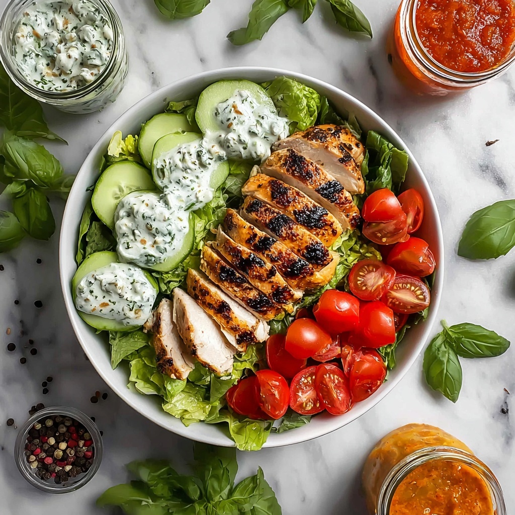 Grilled Buffalo Chicken Salad Recipe - Recipe Image