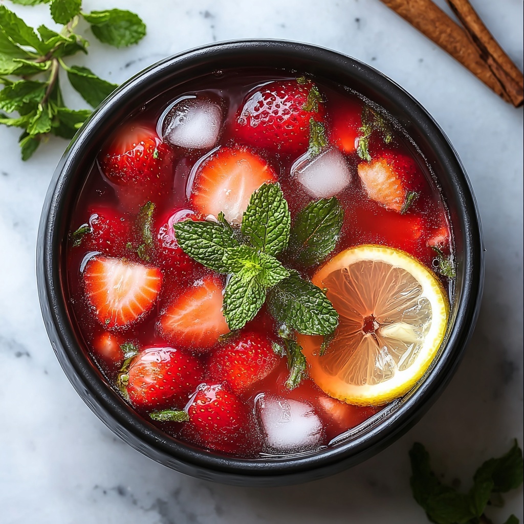 Hibiscus Tea Strawberry-Lemonade Refresher Recipe - Recipe Image