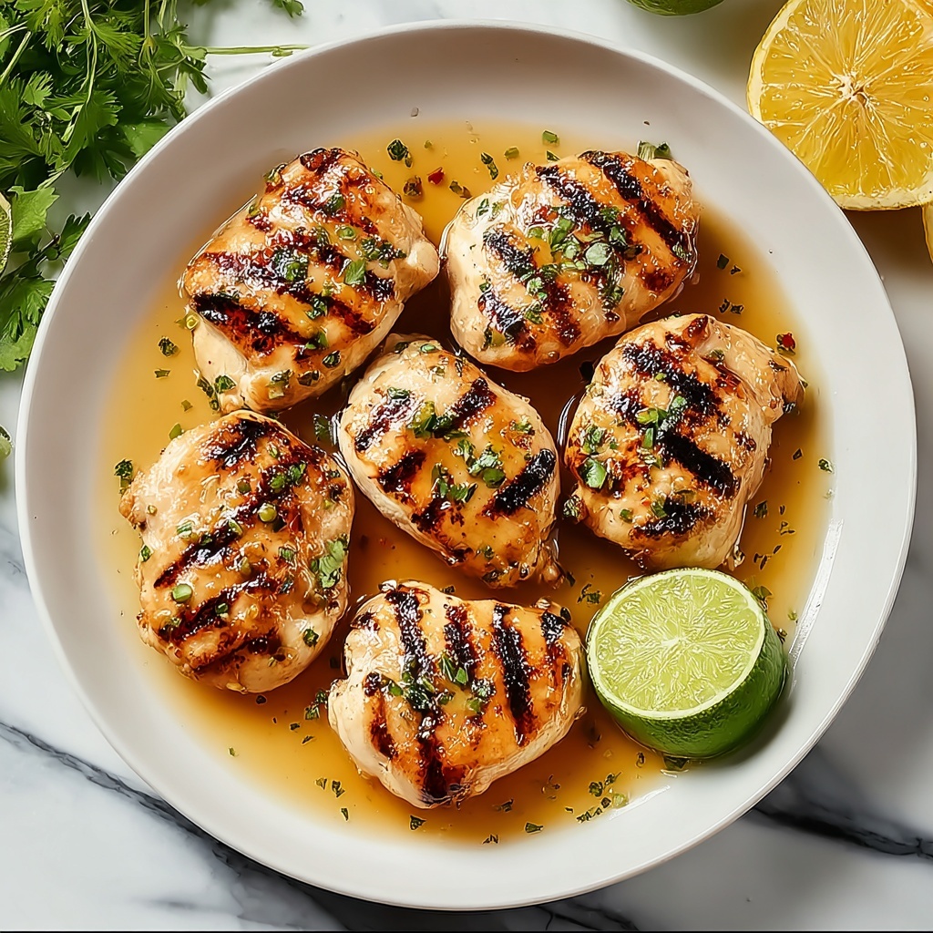 Honey Lime Grilled Chicken Thighs Recipe - Recipe Image