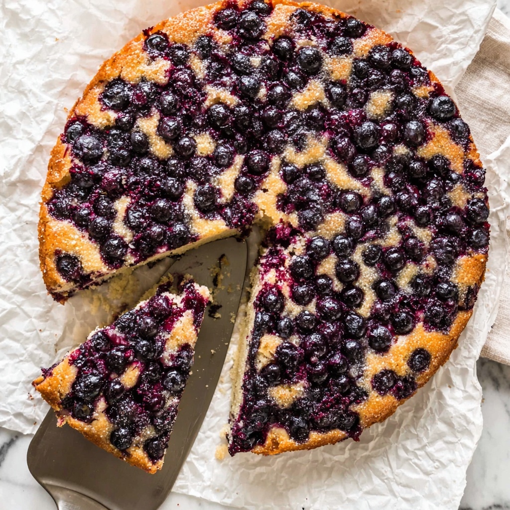 Easy Blueberry Cake Recipe - Recipe Image