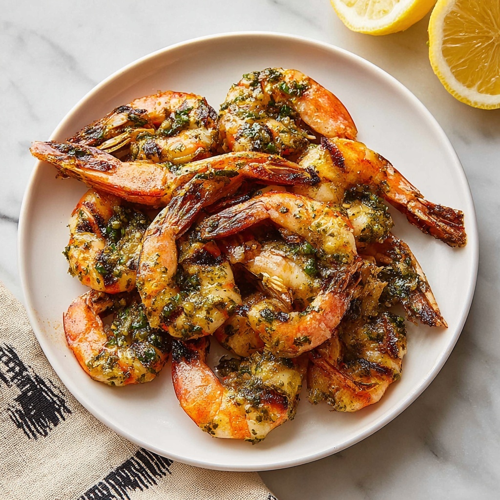 Pesto Shrimp Skewers Recipe - Recipe Image