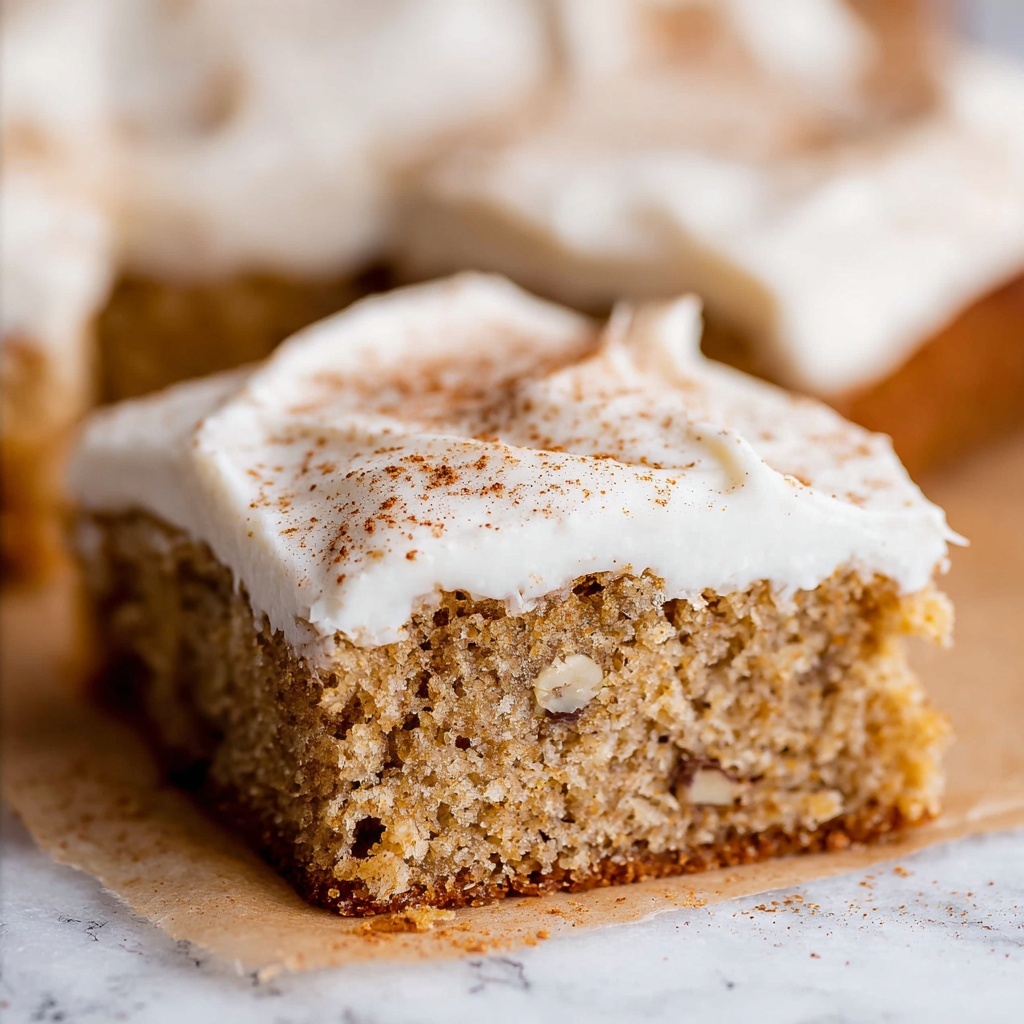 Easy Banana Cake with Cream Cheese Frosting Recipe - Recipe Image