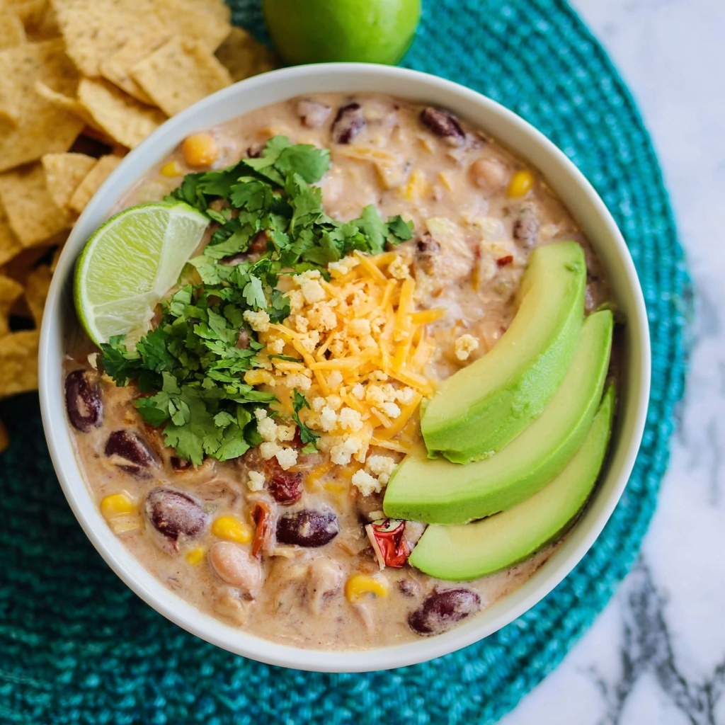 Cream Cheese Chicken Chili (Crockpot) Recipe - Recipe Image