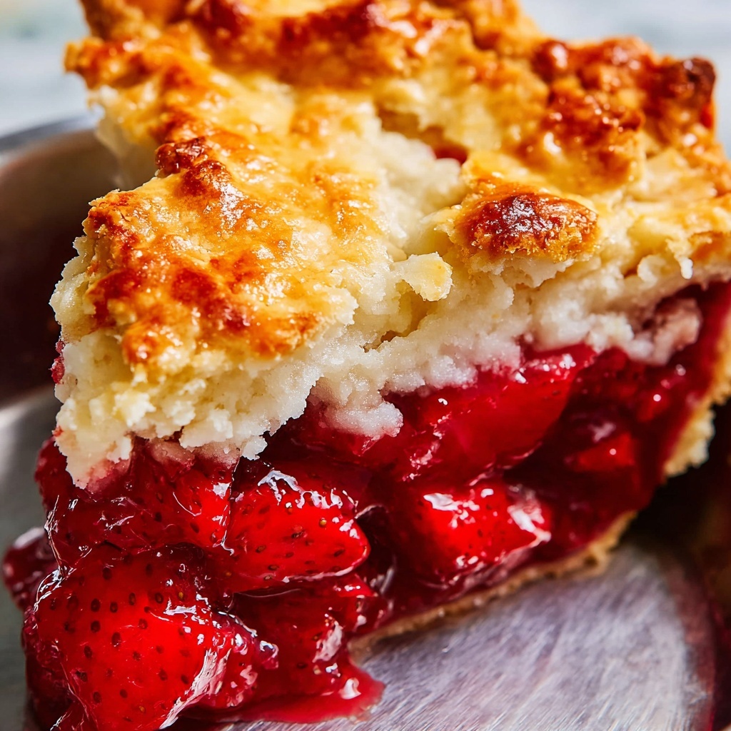 Strawberry Rhubarb Pie Recipe - Recipe Image