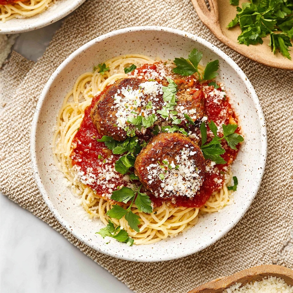 Mozzarella Stuffed Italian Meatloaf with Spaghetti Recipe - Recipe Image