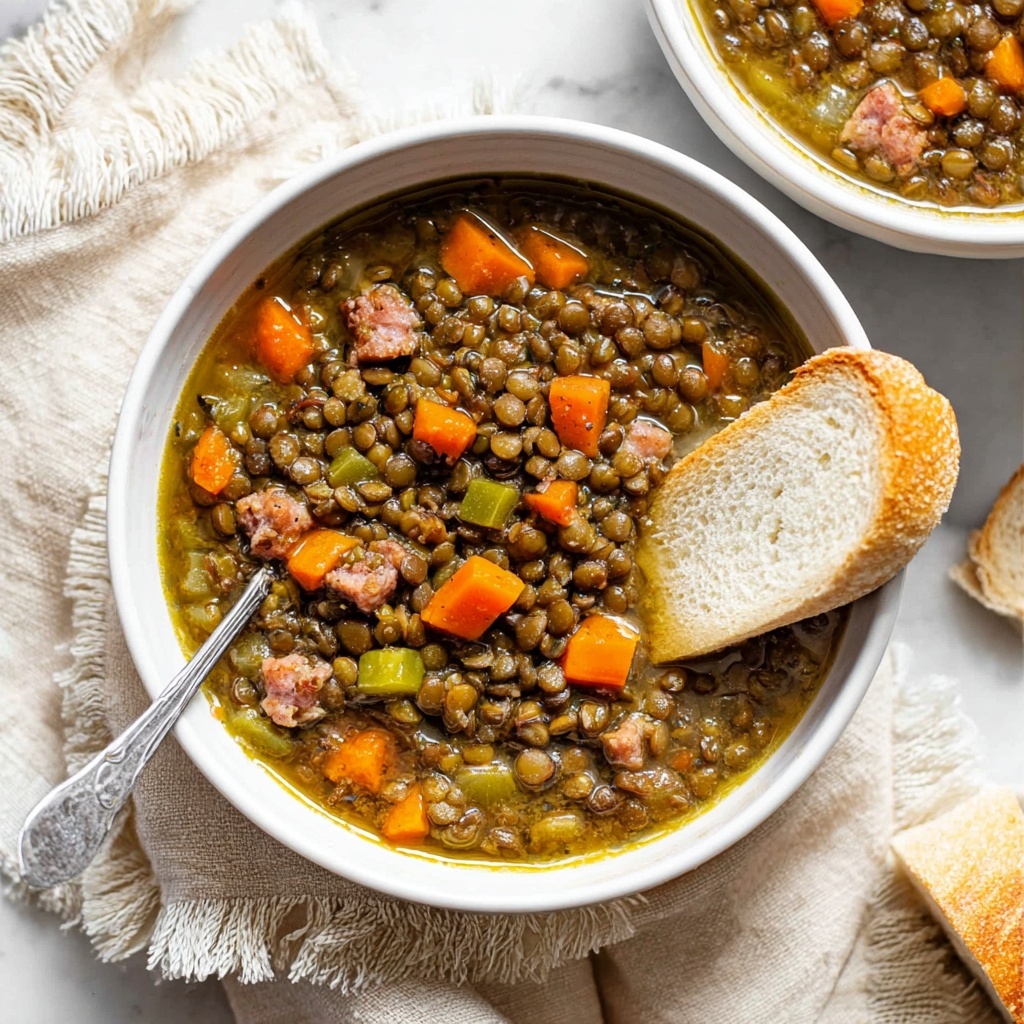 Ham and Lentil Soup Recipe - Recipe Image