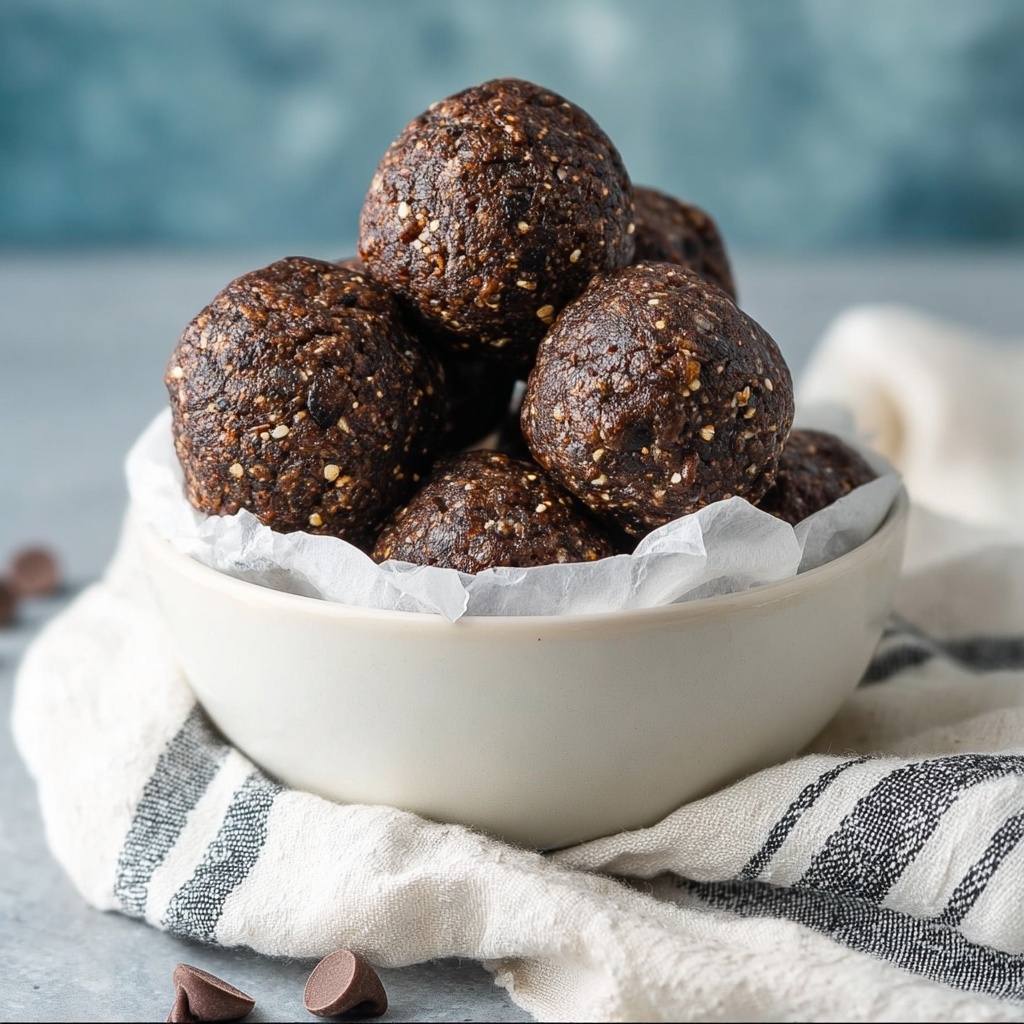 Walnut Brownie Protein Balls Recipe - Recipe Image